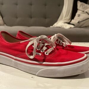 Red Vans Sneakers